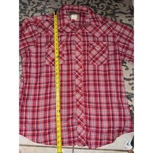 Wrangler mens short sleeve button down‎ shirt size XL